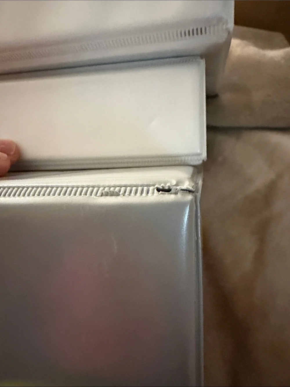 White 3-Ring Binders Set of 4